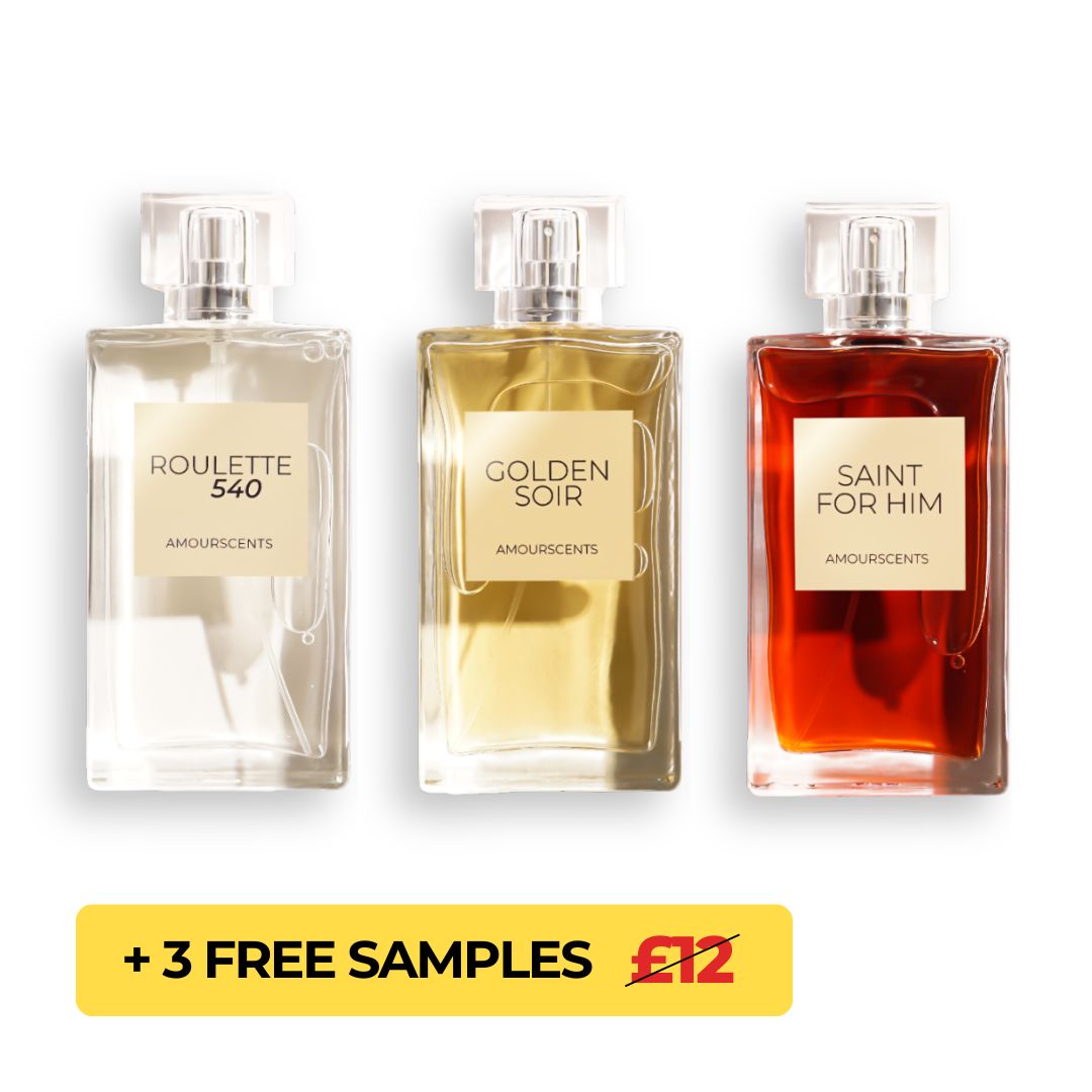 X3 100ml Perfume Bundle + 3 FREE Samples