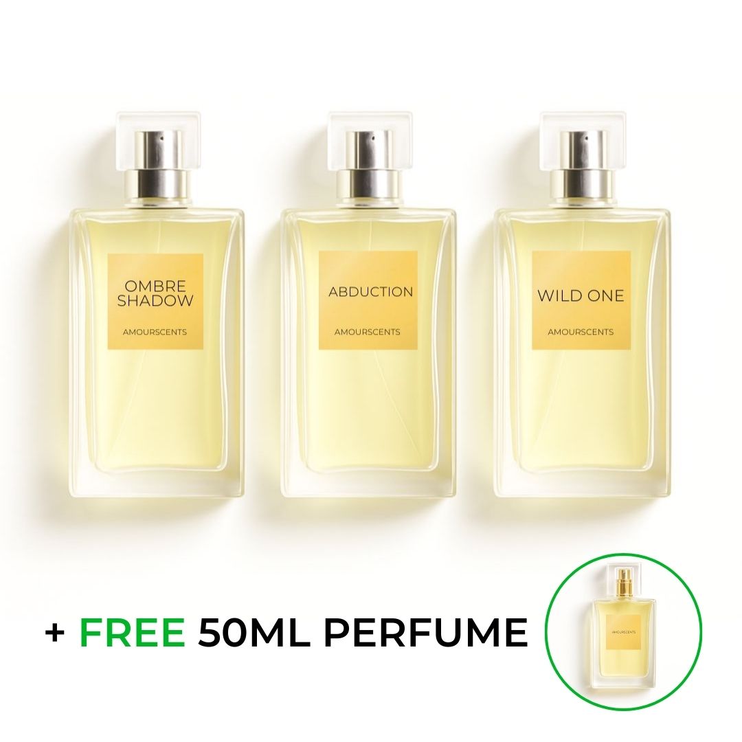 X3 100ml Perfume Bundle + FREE 50ml Perfume