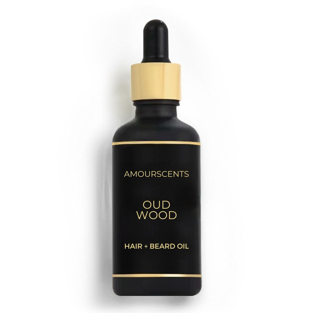 Oud Wood Hair + Beard Oil (Inspired)